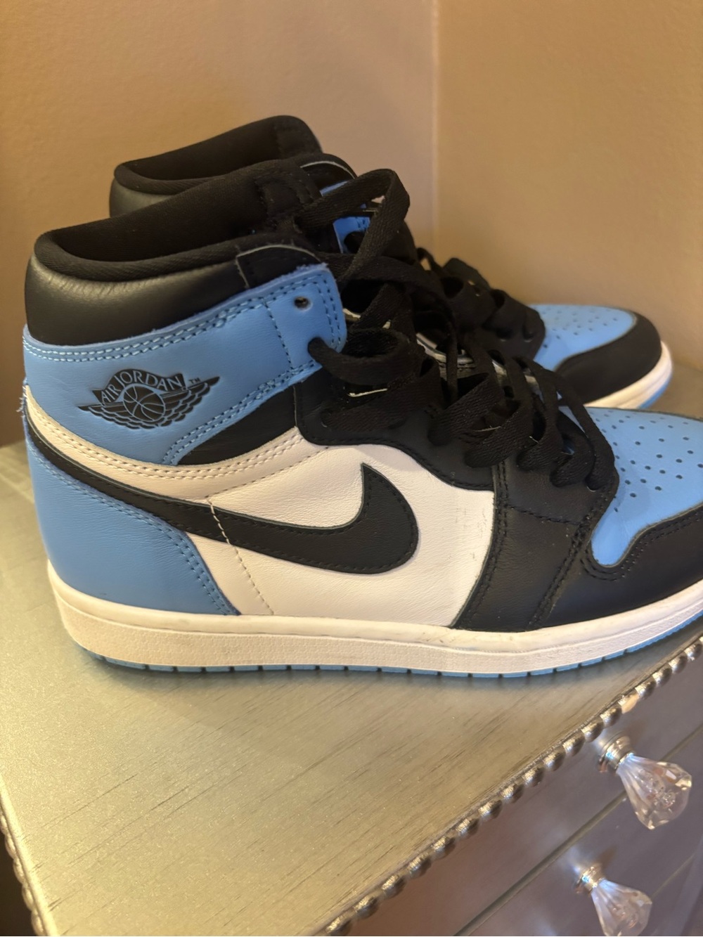 Nike Air Jordan 1 High OG White Black University Blue - Picture 3 of 8